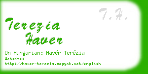 terezia haver business card
