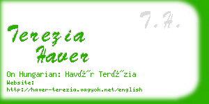 terezia haver business card